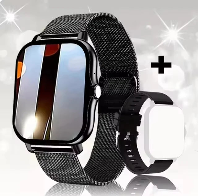 KESHUYOU 2025 New Smart Watch Bluetooth Call Message Alert Music Player Heart Rate Monitor Pedometer Smart Watch for Android IOS