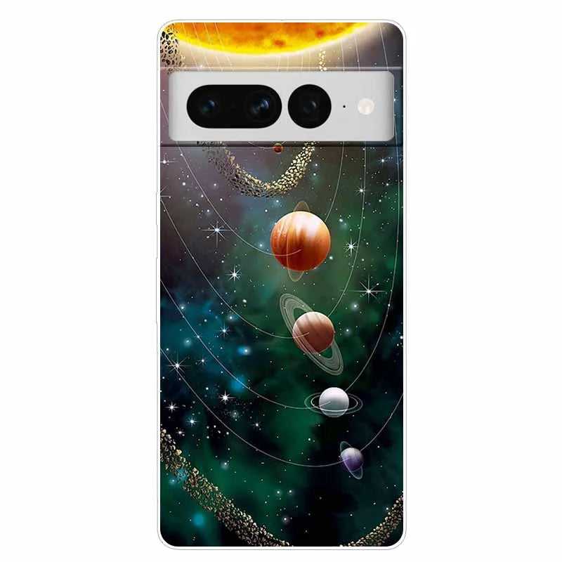 Case for Google Pixel 8 Pro / 7 7Pro Cover Pixel 8Pro Silicone Soft TPU Clear Funda for Google Pixel 8 5G Phone Shells Animals