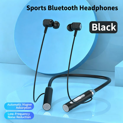 New Wireless Headphones Bluetooth Neckband Magnetic Earphones Sport Running Earbuds Waterproof Bluetooth Headset With Mic