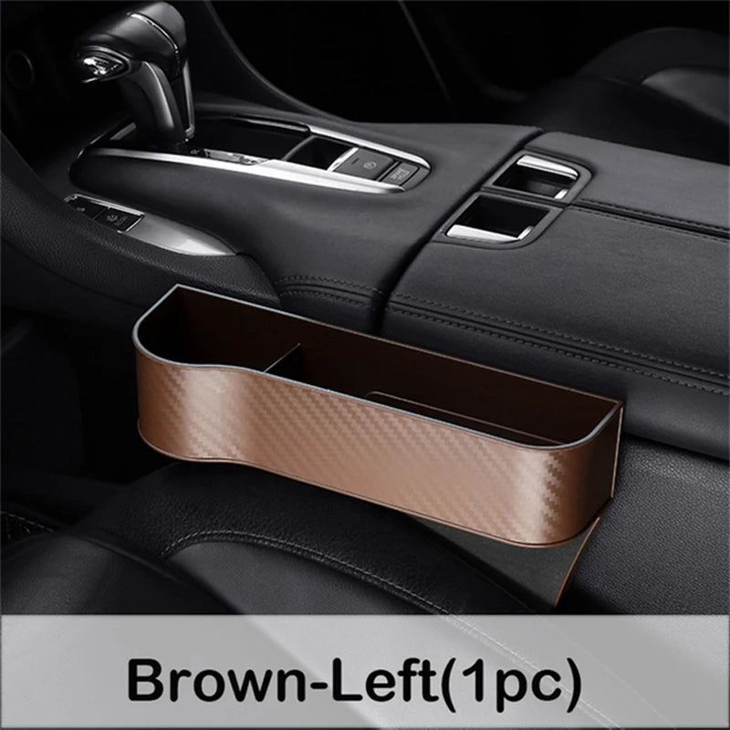 Car Seat Crevice Gaps Storage Box Seat Organizer Gap Slit Filler Holder For Wallet Phone Cigarette Slit Pocket Car Storag Box