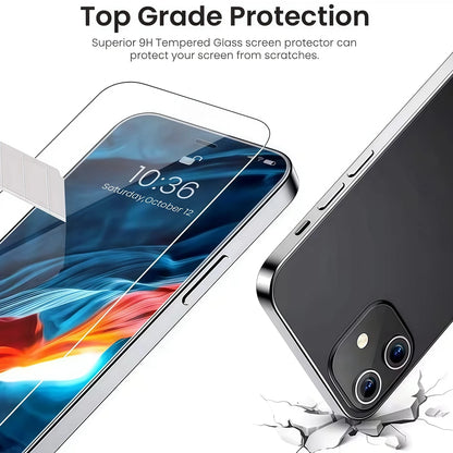 4in1 For iPhone 17 16 Pro Max Tempered Glass Front+Back HD Clear Screen Protector For iPhone 17 Air 16 17 ProMax 17Pro Max Glass