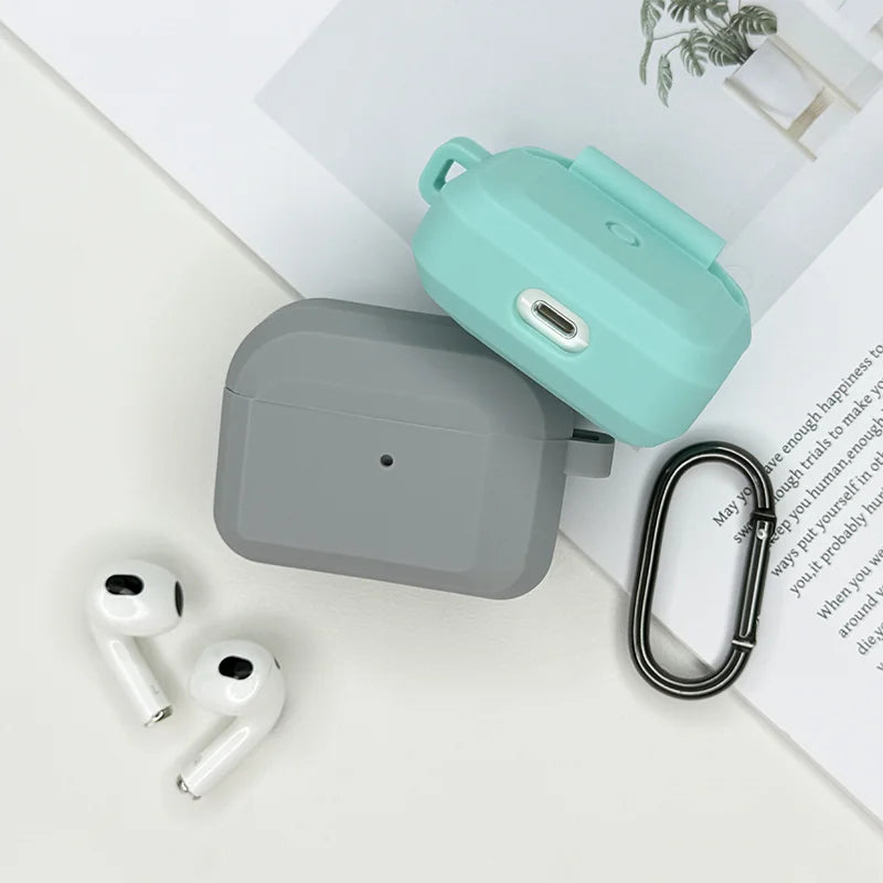 New simplicity Silicone Earphone Cases For Airpods 4-3 Headphones Case Protective Case For Apple Airpods Pro2 Covers Accessories