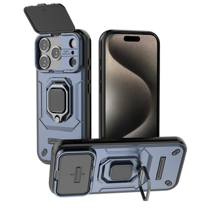 Armor Funda For iphone 17 Pro Max 5G Case Slide Camera Protect Ring Holder Cover For iphone17 Air Coque Capa