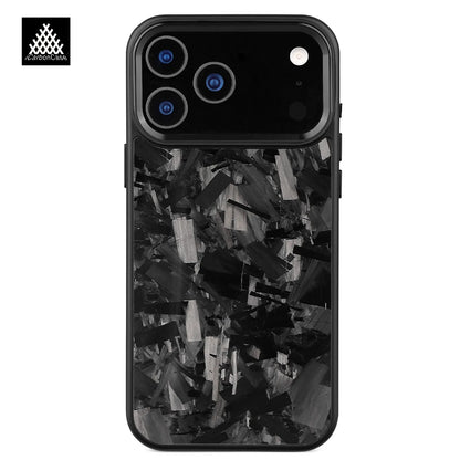 Forged Carbon Fiber Case for iPhone 17 17Air 17Pro 17 Pro Max with Magsafe and Metal Camera Lens /Buttons Anti-drop Phone Cover