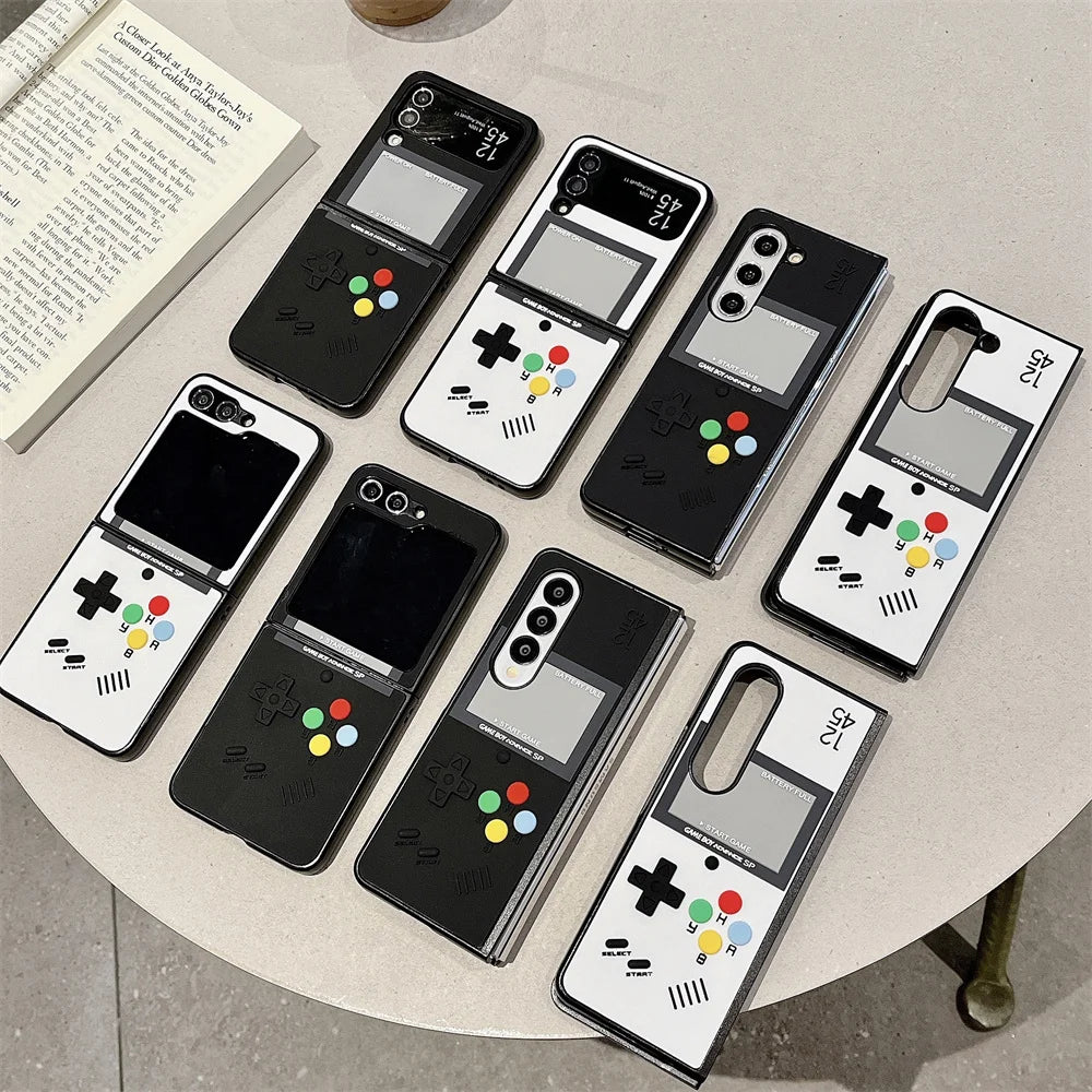 Cute Creative Game Case for Samsung Z Flip 6 5 4 Luxury Coque for Samsung Galaxy Fold Z Flip 6 3 4 5 flip5 flip4 flip6 Cover