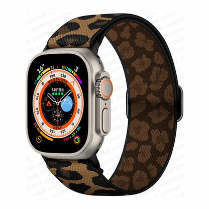 Scrunchie Strap for Apple watch band 45mm 44mm 40mm 41mm 42mm 46mm 49mm Elastic Nylon bracelet iWatch 11 10 9 8 7 6 se Ultra 3/2