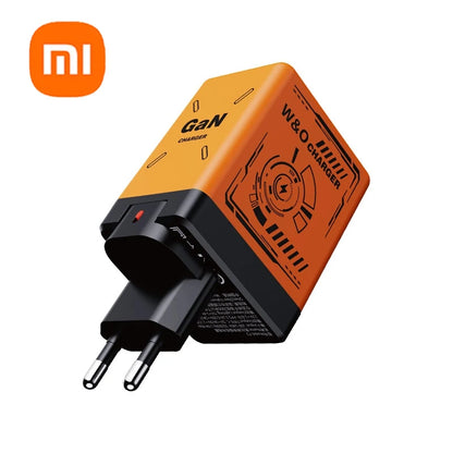 Xiaomi GaN120W Ultra Fast Charger With Retractable Type-C Lightning Cable Fast Charging Adapter For iPhone16 iPad Samsung Huawei