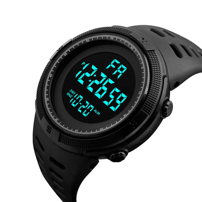 Men’s Military Sports Electronic Watch with Multifunctional Luminous LED Digital Display – Waterproof Wristwatch for Boys, Students, Teens, and Outdoor Activities