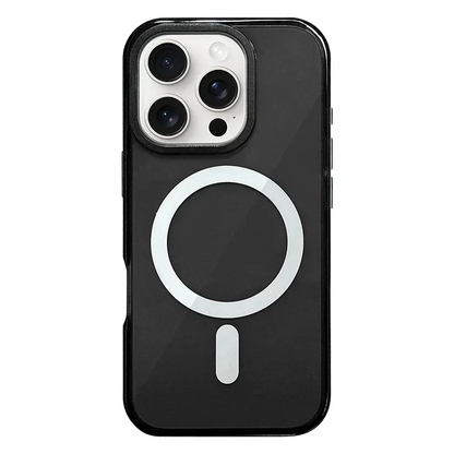 Transparent Neon Color MagSafe Phone Case for iPhone 15 16 Pro Max 15pro 13 14 12 11Wireless Charging Soft Silicone Bumper Cover