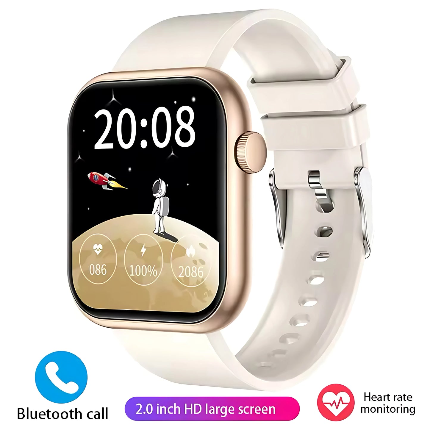 New 2026 Watch 10 NFC Bluetooth Call Smart Watch Women Men Heart Rate Voice Assistant 100+Sports Ladies Smartwatch For Xioami
