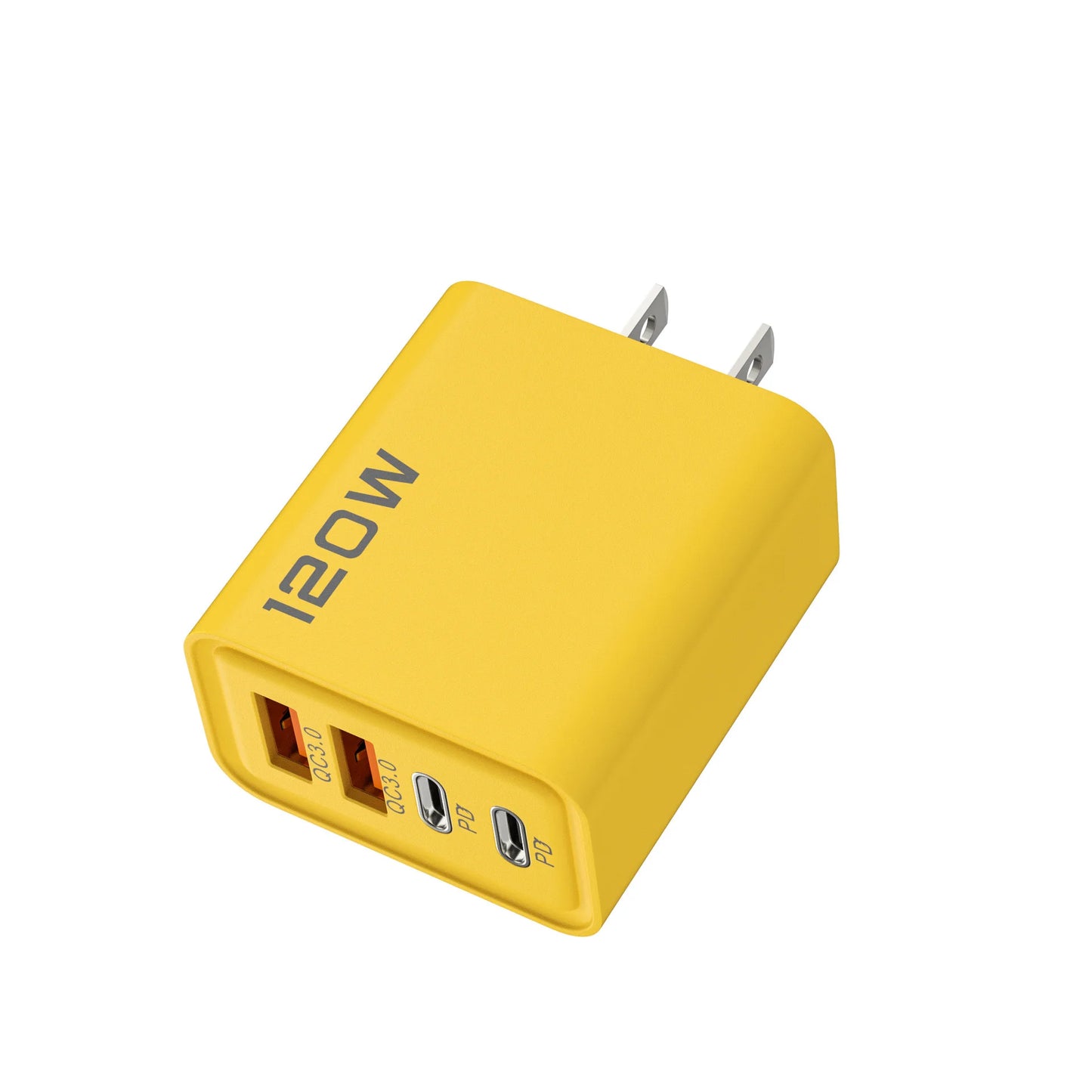 120W 4 Port USB C Charger PD3.0 Fast Charging Station Data Cable Wall Adapter For iPhone Samsung Xiaomi Redmi Huawei EU US Plug