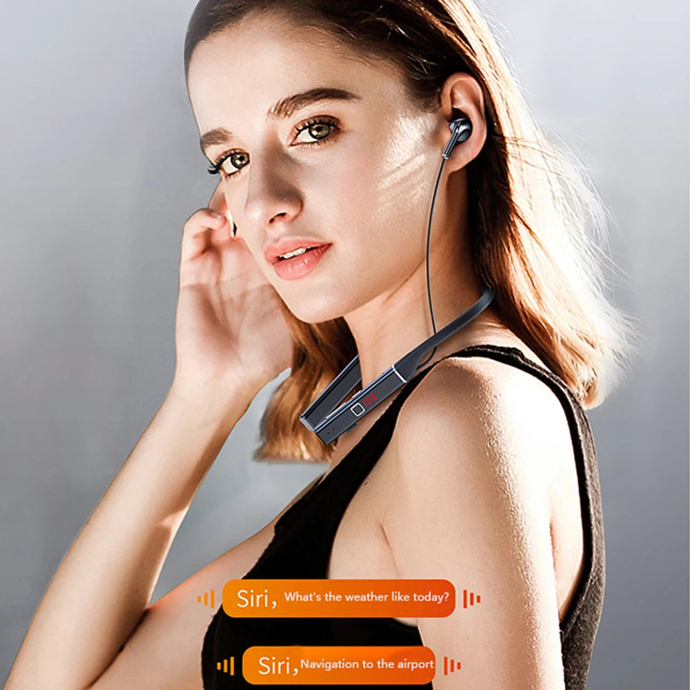 TWS 100 Hours Wireless Earphone Bluetooth Magnetic Neckband Headphone IPX3 Waterproof Sport Headset Noise Cancelling MIC S720