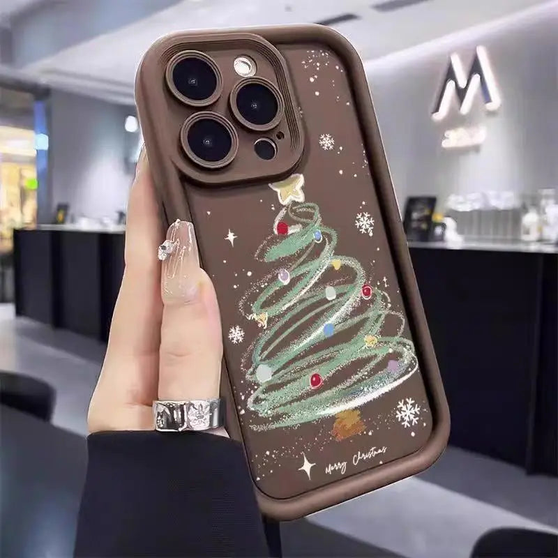 For Samsung Galaxy A56 A36 A26 A54 A16 A17 A15 A06 A07 A25 A55 A35 A14 A34 A24 A05 A05S A32 A52 A23 A53 A33 A04 Christmas Cases