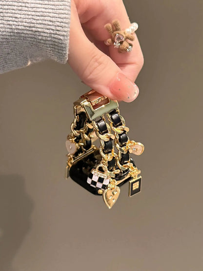 Bling Christmas bracelet link For Apple Watch band women strap Series S10/8/7/6/3/4/5/9 40mm 41mm 42mm 44mm 45mm 46mm