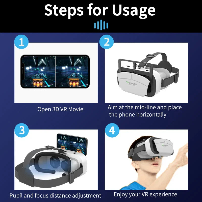 Virtual Reality VR Glasses Headset