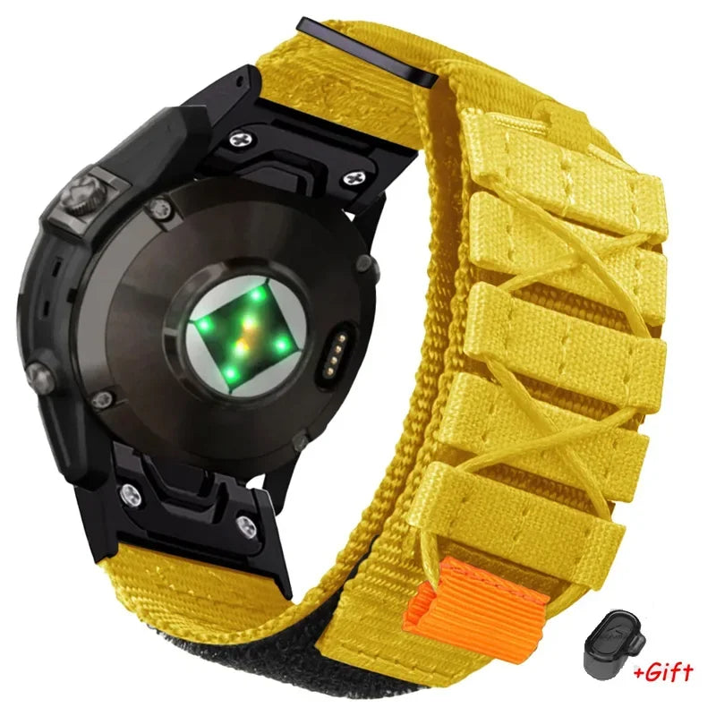 New Quick Fit Nylon Strap for Garmin Watch Fenix7 7X 6X Pro/Epix Pro Gen 2 51mm 47mm/Fenix6 5Plus 5XPlus 22mm 26mm Watchband