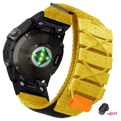 New Quick Fit Nylon Strap for Garmin Watch Fenix7 7X 6X Pro/Epix Pro Gen 2 51mm 47mm/Fenix6 5Plus 5XPlus 22mm 26mm Watchband