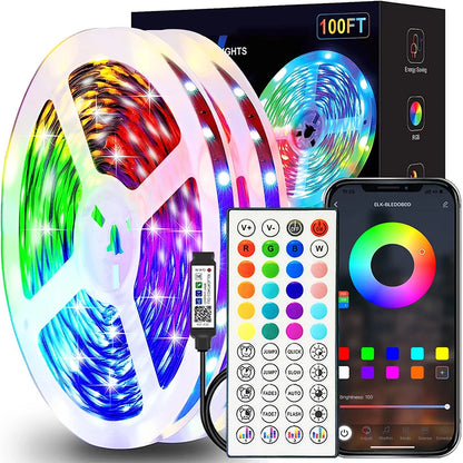 RGB Led Strip Lights 1M-40M  Led Room Light with APP Control Flexible Ribbon Luces Led Tape for Room Bedroom Decoration