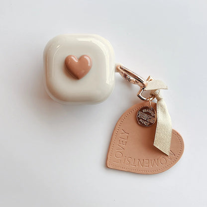 New DIY Fro Samsung Galaxy Buds FE 2 Pro Live Earphone Cover, Suitable for Samsung Galaxy Bugs 3 Pro Buds 3, with Keychain