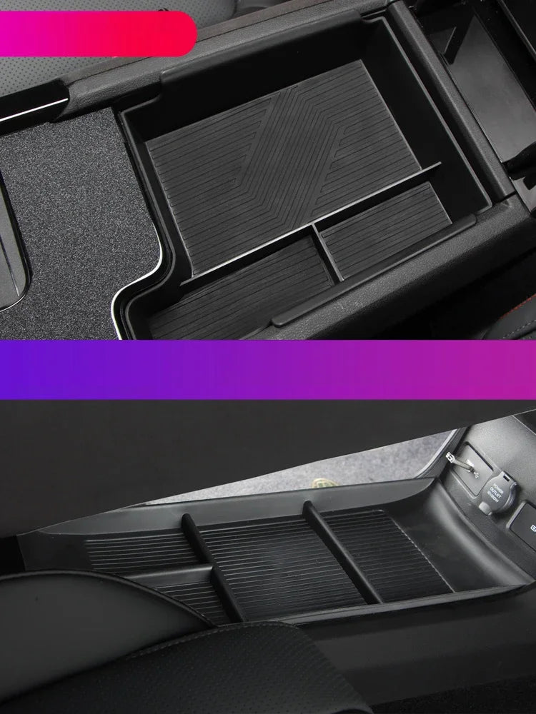 For Geely Cityray 2024 2025 Car Styling Under Center Console Organizer Storage Box Armrest Storage Box Auto Accessories