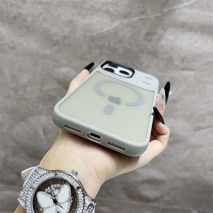 Matte Translucent Frosted Shockproof Magnetic Phone Case For iPhone 17 Air 16 15 14 13 12 17 Pro Max Magsafe Must-Haves Cover