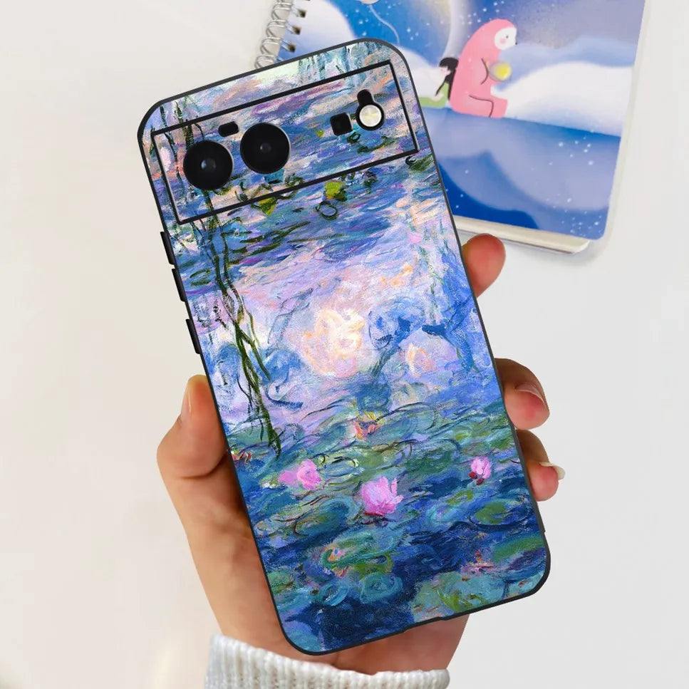 For Cover Google Pixel 6 Case Cute Cat Cartoon Bumper Back Shockproof Soft TPU Case For Google Pixel 6A 6PRO Pixel 6 Phone Cases