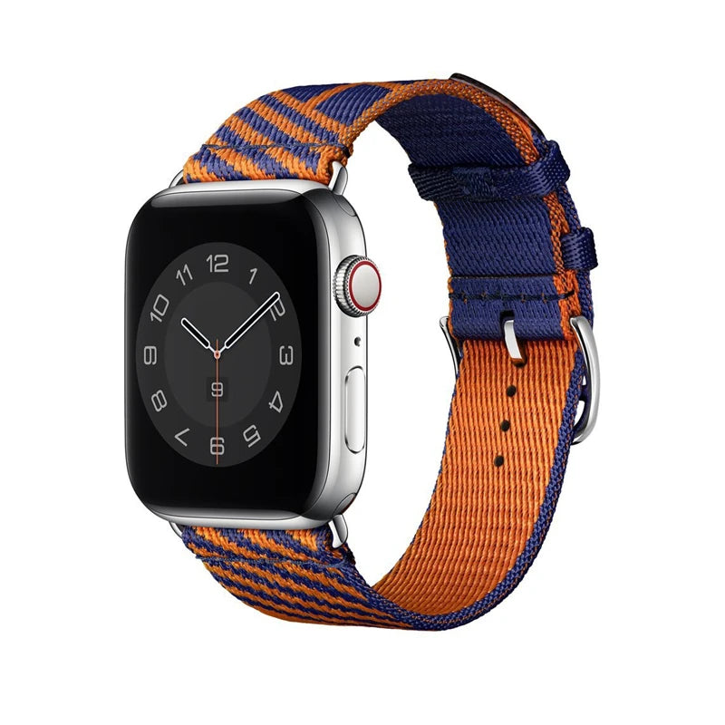 Jumping Single Tour Strap For Apple Watch 11 10 9 SE 3 45mm 41mm 46mm 40mm 42mm 44mm Woven Nylon Strap For iWatch Ultra 3 2 49mm