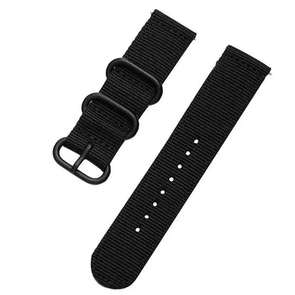 18mm 20mm 22mm 24mm Nylon strap For Samsung Galaxy watch 3 4 5 pro 6 7 46mm 42mm Active2 Amazfit Bip S3 frontier Sports band