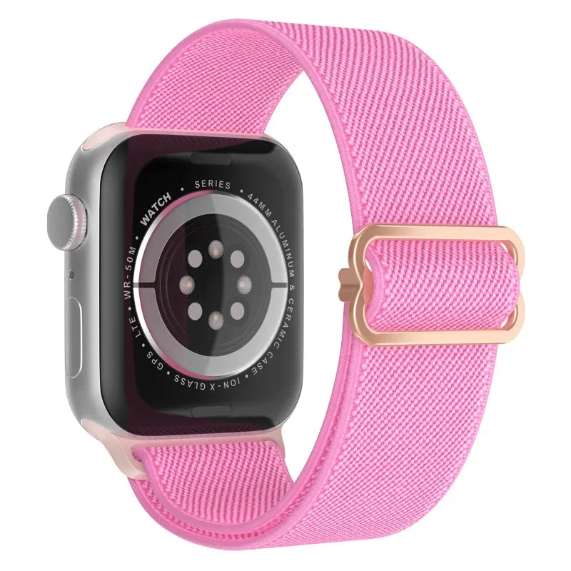 Bling Nylon Strap for Apple Watch Band 44mm 40mm 38mm/42mm bohemian Bracelet iWatch Series 7 6 5 4 3 41mm 45mm 8 9 ultra 2 49mm
