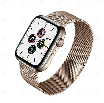 Milanese Loop for apple watch band 44mm 45mm 40mm 41mm 46-42mm pride bracelet iwatch series 9 8 7 6 SE 5 4 10 ultra 2 49mm strap