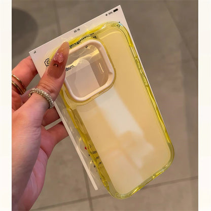 Luxury Jelly Candy Shockproof Case for iPhone 16 15 14 Plus 13 12 11 Pro Max Soft Hit Color Bumper Armor Aesthetic Phone Cover