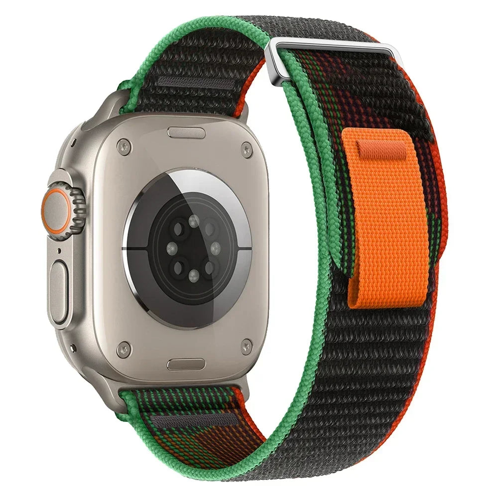 Trail Loop Strap For Apple Watch Ultra 2 49mm Series 9 8 7 45mm 41mm Sports Nylon Wristband For iWatch 6 5 4 3 SE 44mm 40mm 42mm