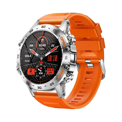 Abelanja Steel 1.39 Bluetooth Call Smart Watch Men Sports Fitness Tracker Watches IP67 Waterproof Smartwatch for Android IOS K52
