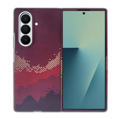 Real Pure Carbon Fiber Cover For SAMSUNG Galaxy Z Fold 7 Case Aramid Fiber Ultra Thin CoverCentral hinge protection for Magsafe