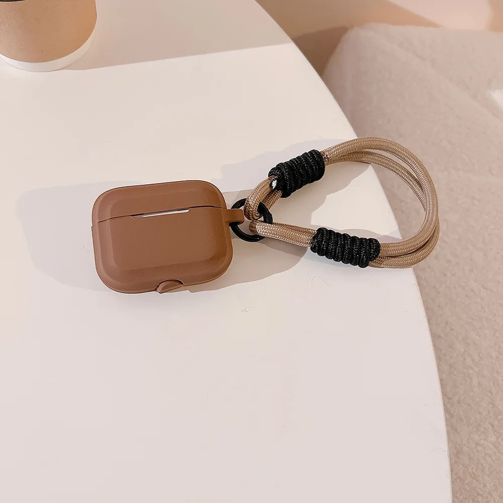 Earphone Case with Lanyard Strap for AirPort Pro 2 2022 2nd Generation Air Pods 3 2 1 3rd Gen Cover Accessories - covers4phones