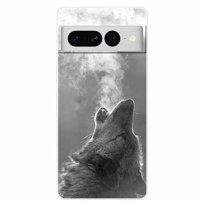 Case for Google Pixel 8 Pro / 7 7Pro Cover Pixel 8Pro Silicone Soft TPU Clear Funda for Google Pixel 8 5G Phone Shells Animals