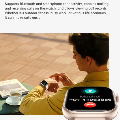 New 2026 Watch 10 NFC Bluetooth Call Smart Watch Women Men Heart Rate Voice Assistant 100+Sports Ladies Smartwatch For Xioami