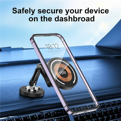 NEW Car Wireless Charger Stand Magnet Car Mount Fast Charging Station Phone Holder Bracket For iPhone 16 15 14 13 12 Pro Max