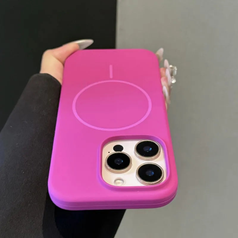 Original Liquid Silicon Magsafe Case For iPhone 17 Air 16 15 Plus 14 13 12 11 Pro Max Magnetic Wireless Charge Soft Rubber Cover