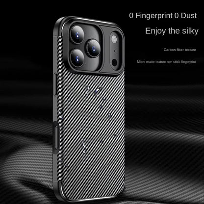Carbon Fiber Pattern For iphone 17Promax 17 Air 17pro Phone Case Fashionable Anti-Fall Sensation Protective Cover for High