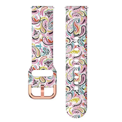 18mm 20MM 22mm band For Redmi Watch 5 lite/ Xiaomi Mi Watch 5 Active Wristband Printed Silicone Bracelet Sport strap Accessories