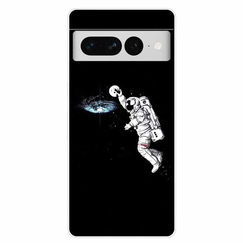Case for Google Pixel 8 Pro / 7 7Pro Cover Pixel 8Pro Silicone Soft TPU Clear Funda for Google Pixel 8 5G Phone Shells Animals