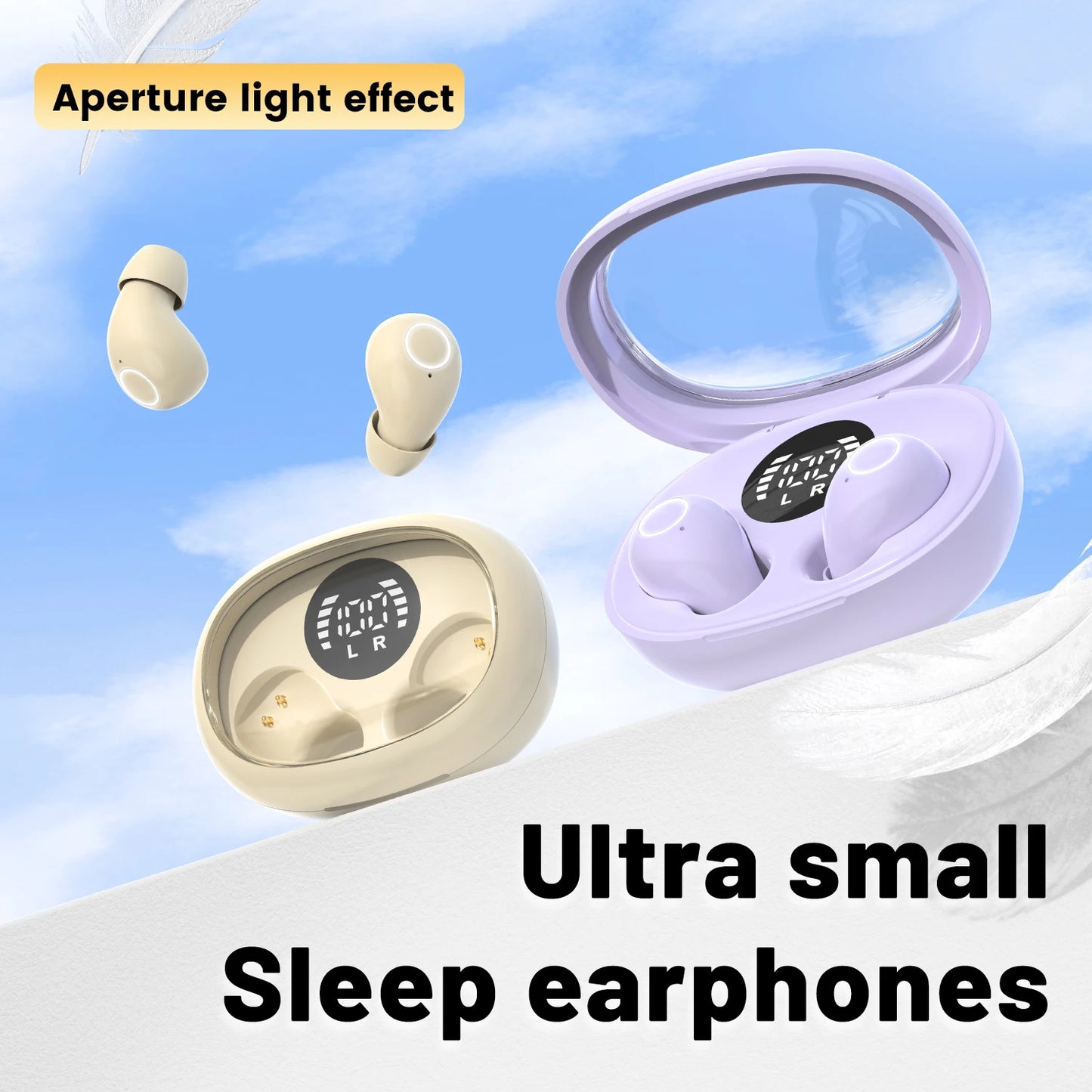 SK32 Sleeping Headphones Bluetooth Earphones Wireless Sports Invisible Mini Earbuds HIFI Bass Earphone For Xiaomi Redmi Headset