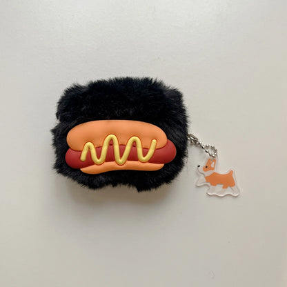Kawaii Plush Case for Airpods 1/2 Pro 3rd Pro2 Sanrio Kitty Melody Kuromi Pochacco PomPurin Earphone Cover Anti-Fall Protection