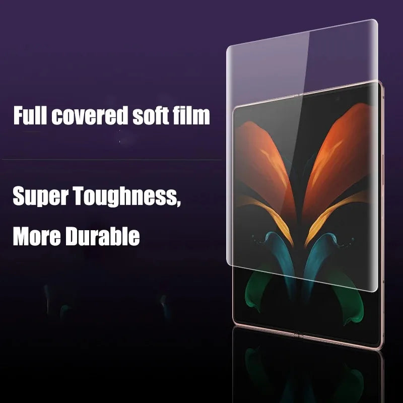Diamond Tpu Hydrogel Film For Samsung Galaxy Z Fold 7 6 5 4 3 2 Anti oil Stains Screen Protector Flip 7 FE 6 Front Back Fold7 5G