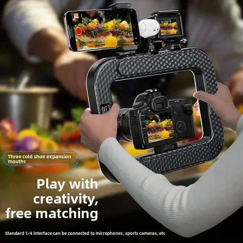 Portable Handheld Ring LED Light 3 Color Temperatures 12 Brightness Adjustments for Photography & Mobile Live Broadcast