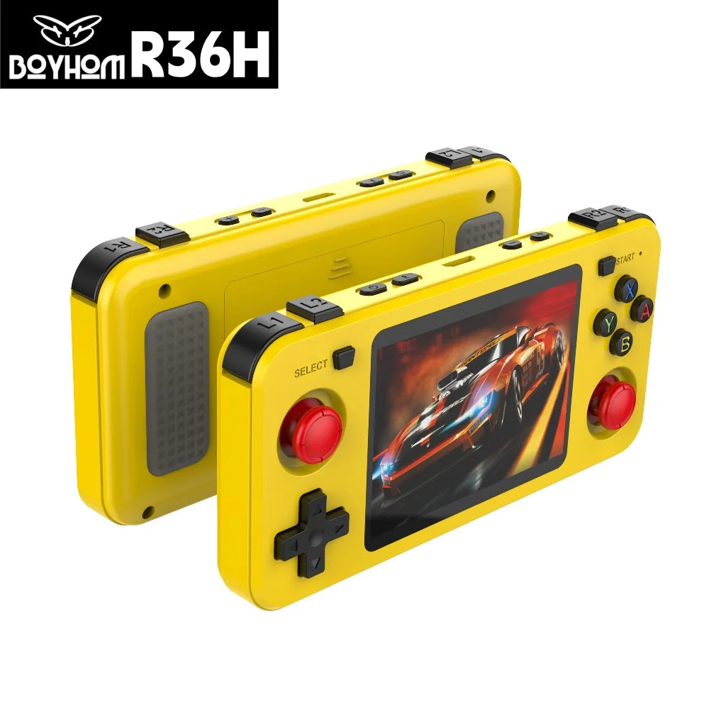 New R36H Retro Handheld Game Console Open Source Portable Pocket Video Player 64GB 128GB 3.5 Inch Kids Gift Christmas gift