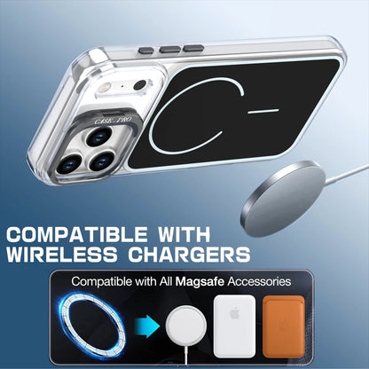 Luxury for Magsafe Magnetic  Clear Colorful border Case For iPhone 17 Pro Max Air 16 15 14  Plus 13 12 11 Wireless Charge Cover
