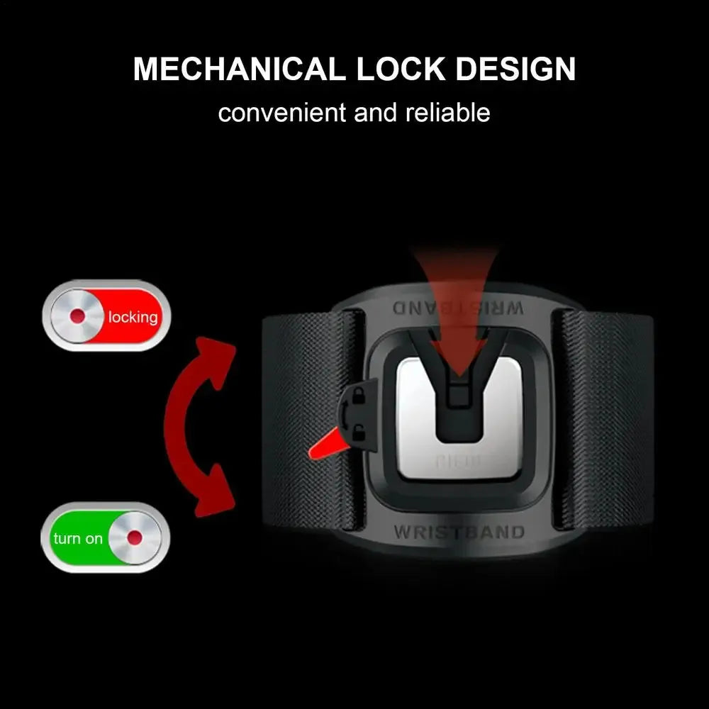 360 Rotatable Wristband Cell Phone Wrist Holder Biking Detachable Armband Cellphone Bracket For Iphone 15 Pro Max Accessories - covers4phones