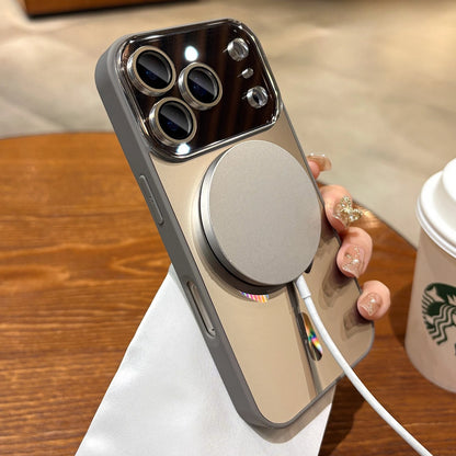 17 promax Air Case Big Window Flowing Light for Magsafe Magnetic Case for IPhone 17 16 15 14 13 17 Pro Max Phone Cover 17pro